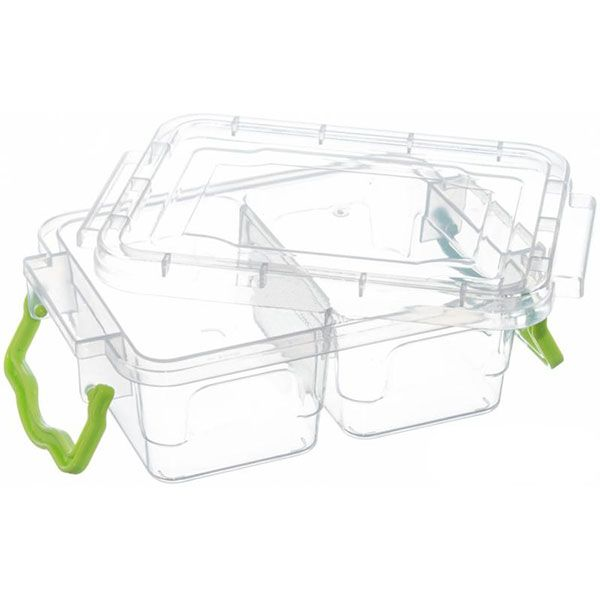 Контейнер для зберігання універсальний Ал-Пластик подвійний №18 0,5 л (харчовий пластик) 60x110x165 мм (40520370)